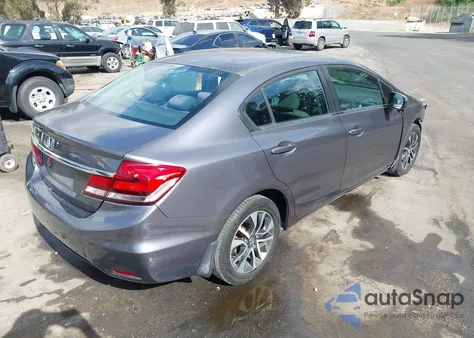 2014 Honda Civic Ex z USA, uszkodzony, nr VIN 19XFB2F80EE246719